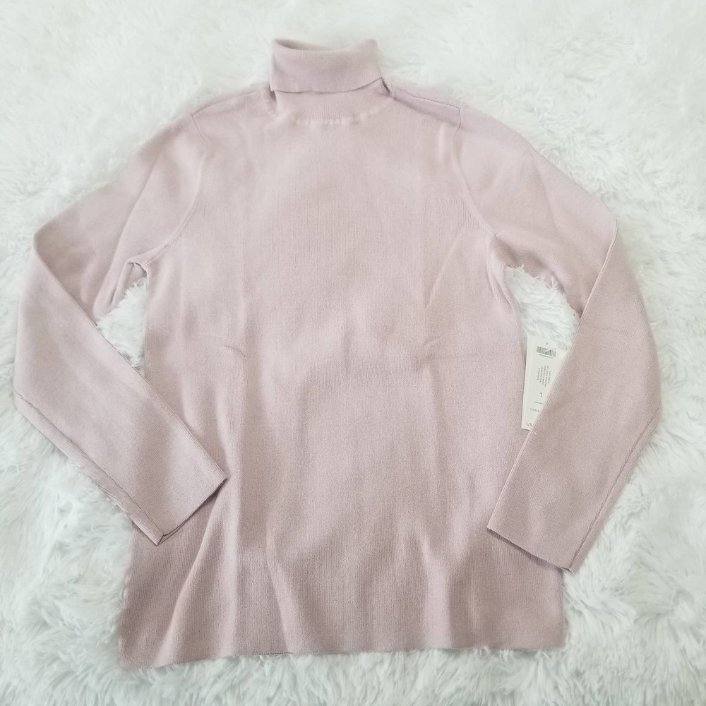 Chico's Coolmax Turtleneck Sweater Size 1
